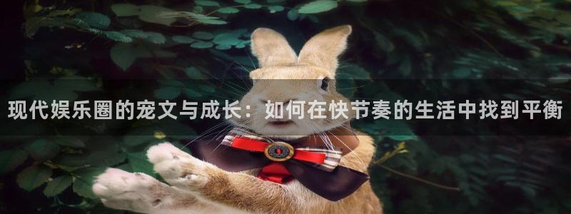 恒行包怎么样：现代娱乐圈的宠文与成长：如何在快节奏的生活中找到平衡