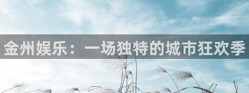 恒行招商：金州娱乐：一场独特的城市狂欢季